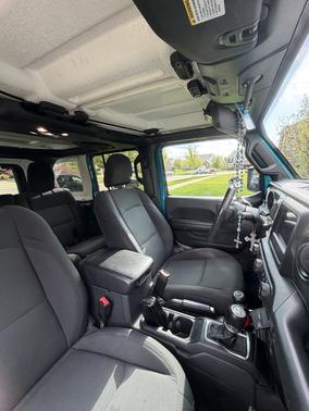 Blue 2020 Jeep Wrangler Unlimited Sport