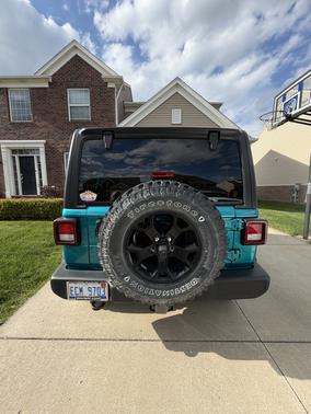 Blue 2020 Jeep Wrangler Unlimited Sport