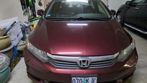 Red 2012 Honda Civic EX-L