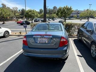 Blue 2012 Ford Fusion Hybrid Base