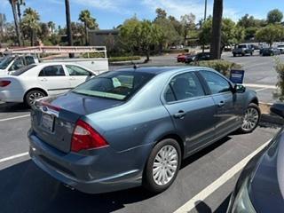 Blue 2012 Ford Fusion Hybrid Base