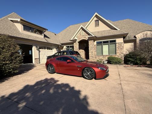 Red 2015 Aston Martin V12 Vantage S Base