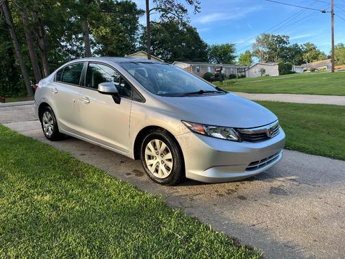 Silver 2012 Honda Civic LX