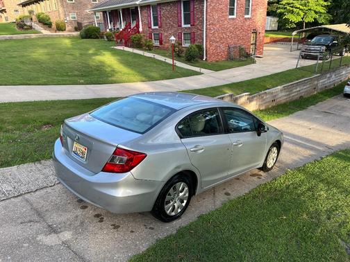 Silver 2012 Honda Civic LX