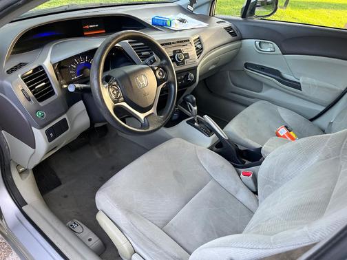 Silver 2012 Honda Civic LX