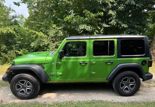 Green 2020 Jeep Wrangler Unlimited Sport