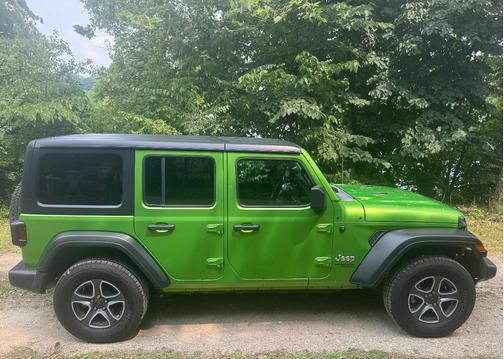Green 2020 Jeep Wrangler Unlimited Sport