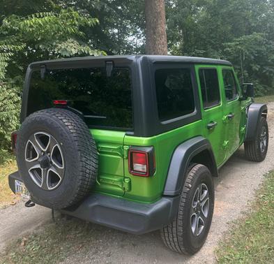 Green 2020 Jeep Wrangler Unlimited Sport