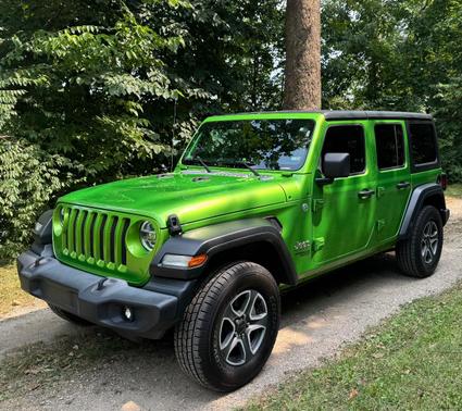 Green 2020 Jeep Wrangler Unlimited Sport