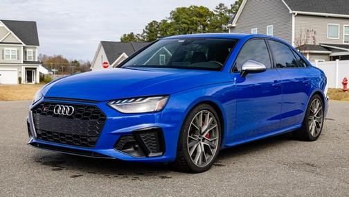 Blue 2021 Audi S4 3.0T Premium Plus