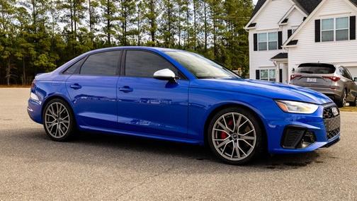 Blue 2021 Audi S4 3.0T Premium Plus
