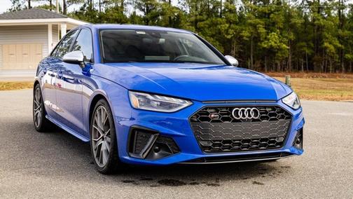 Blue 2021 Audi S4 3.0T Premium Plus