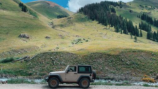 Beige 2016 Jeep Wrangler Sport