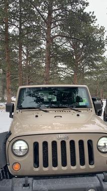 Beige 2016 Jeep Wrangler Sport