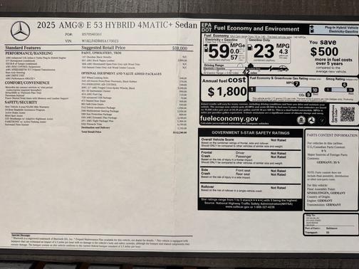 2025 Mercedes-Benz AMG E 53 E 4MATIC+