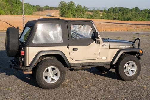 Beige 2003 Jeep Wrangler Rubicon