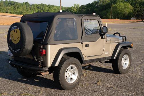 Beige 2003 Jeep Wrangler Rubicon