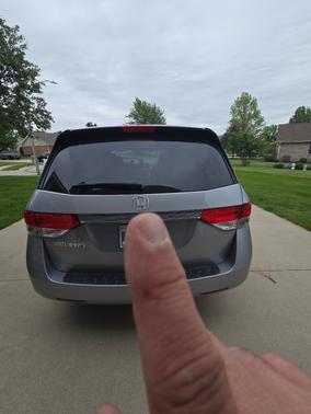 Silver 2017 Honda Odyssey EX-L