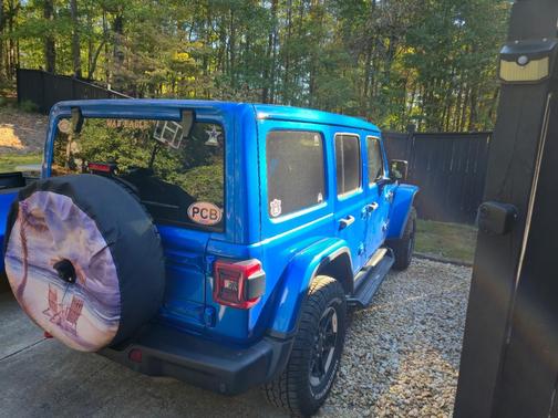 Blue 2021 Jeep Wrangler Unlimited Rubicon