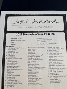 2022 Mercedes-Benz GLC 300 4MATIC