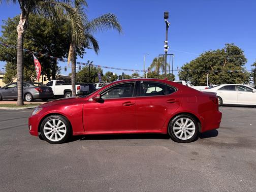 Red 2010 Lexus IS 250 Base