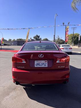 Red 2010 Lexus IS 250 Base