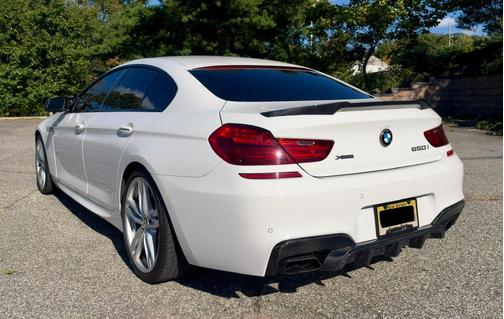 White 2015 BMW 650 Gran Coupe i xDrive