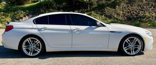 White 2015 BMW 650 Gran Coupe i xDrive