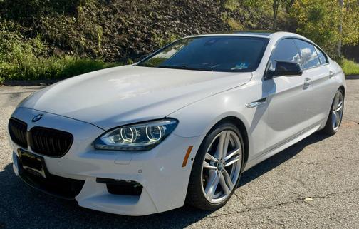 White 2015 BMW 650 Gran Coupe i xDrive