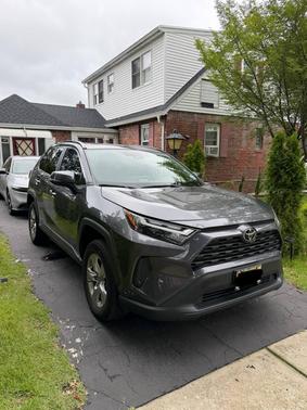 Gray 2025 Toyota RAV4 Hybrid XLE