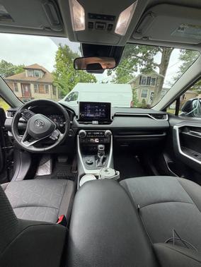 Gray 2025 Toyota RAV4 Hybrid XLE