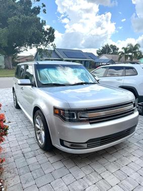 Silver 2019 Ford Flex Limited