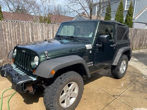 Green 2010 Jeep Wrangler Sport