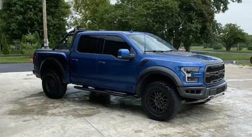 Blue 2019 Ford F-150 Raptor