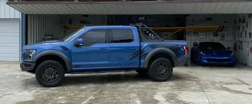 Blue 2019 Ford F-150 Raptor