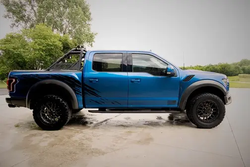 Blue 2019 Ford F-150 Raptor