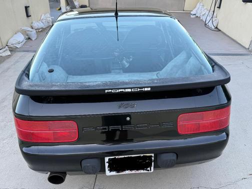 Black 1994 Porsche 968 968