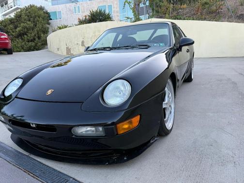 Black 1994 Porsche 968 968