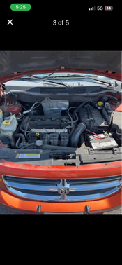 Orange 2010 Dodge Caliber Mainstreet