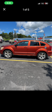 Orange 2010 Dodge Caliber Mainstreet