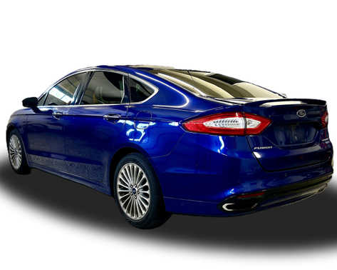 Blue 2013 Ford Fusion Titanium