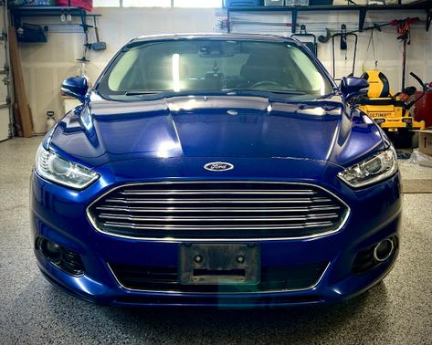 Blue 2013 Ford Fusion Titanium