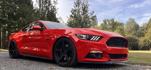 Red 2016 Ford Mustang GT