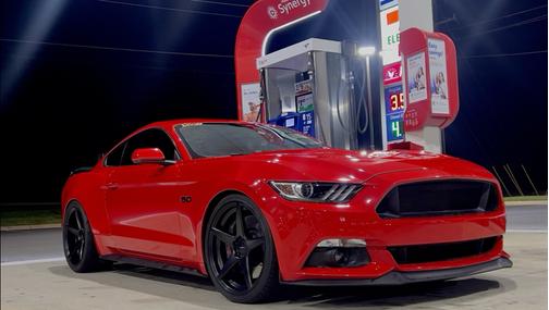 Red 2016 Ford Mustang GT