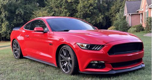 Red 2016 Ford Mustang GT