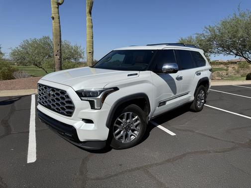 White 2025 Toyota Sequoia 1794 Edition