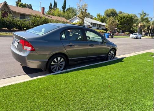 Gray 2010 Honda Civic EX
