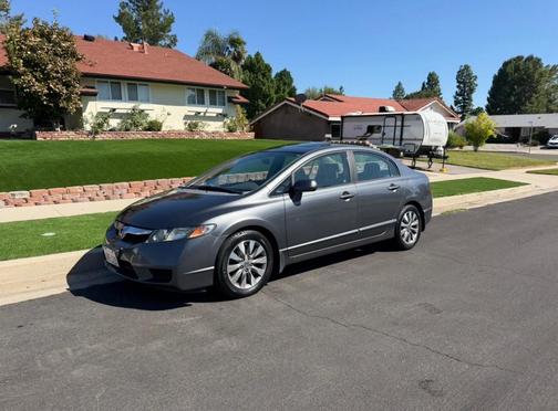 Gray 2010 Honda Civic EX