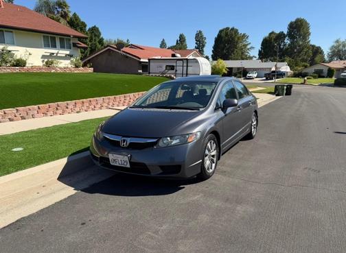Gray 2010 Honda Civic EX