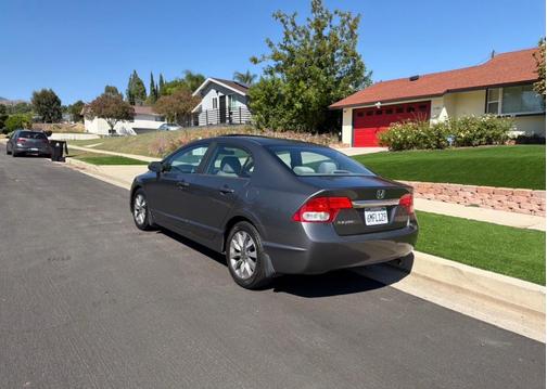 Gray 2010 Honda Civic EX